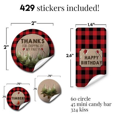 Lumberjack Sticker Bundle 429pc. by AmandaCreation Image 1