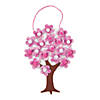 Lunar New Year Cherry Blossom Tree Pom-Pom Craft Kit - Makes 12 Image 1