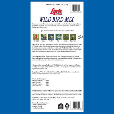 Lyric Wild Bird Food Mix w/o Fillers, 40 Lbs. #26-46825 Image 1