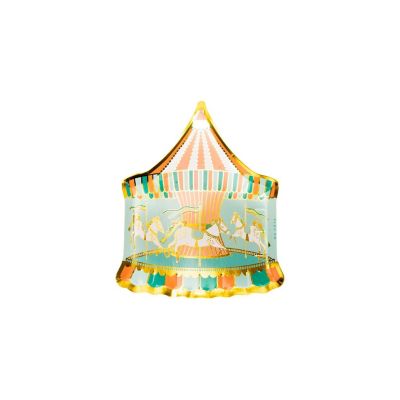 Ma Fete Carousel Paper Dinner Plates, (8) Image 1
