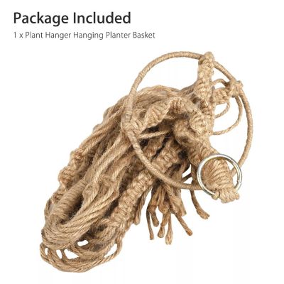 Macrame Braided Plant Hanger Image 3