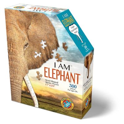 Madd Capp Puzzles: ELEPHANT 300 Piece Jigsaw Puzzle Image 1