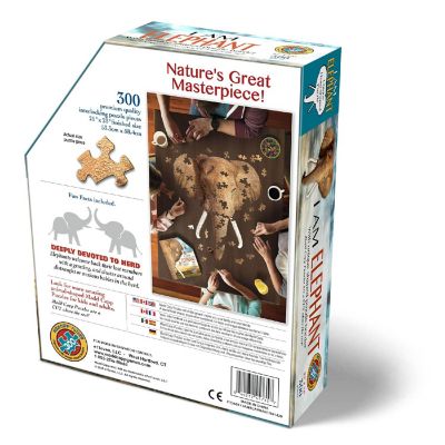 Madd Capp Puzzles: ELEPHANT 300 Piece Jigsaw Puzzle Image 3
