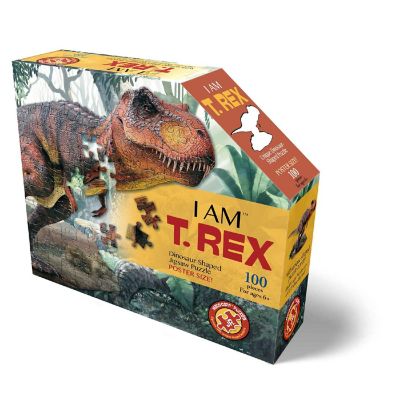 Madd Capp Puzzles: T. REX 100 Piece Jigsaw Puzzle Image 1