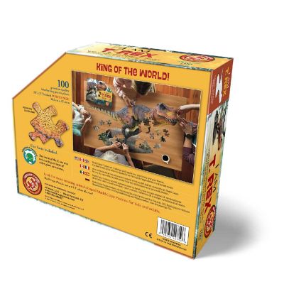 Madd Capp Puzzles: T. REX 100 Piece Jigsaw Puzzle Image 2