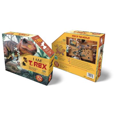 Madd Capp Puzzles: T. REX 100 Piece Jigsaw Puzzle Image 3