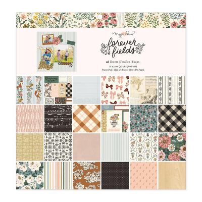 Maggie Holmes Forever Fields Single- Sided Paper Pad 12"X12"-48 Sheets Image 1