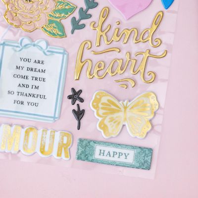 Maggie Holmes Parasol Thickers Stickers 69/Pkg-Splendid Phrase/Puffy Image 3