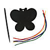 Magic Color Scratch Butterfly Ornaments - 24 Pc. Image 1