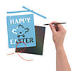 Magic Color Scratch Easter Suncatchers - 12 Pc. Image 1