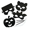 Magic Color Scratch Halloween Masks - 24 Pc. Image 1