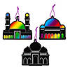 Magic Color Scratch Mosque Ornaments - 12 Pc. Image 1