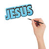 Magic Color Scratch Names of Jesus Signs - 12 Pc. Image 1
