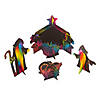 Magic Color Scratch Nativity Scene Stand-Ups - 12 Pc. Image 1