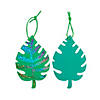 Magic Color Scratch Palm Leaf Ornaments - 24 Pc. Image 1