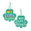 Magic Color Scratch Religious St. Patrick&#8217;s Day Shamrocks - 24 Pc. Image 1
