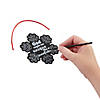 Magic Color Scratch Religious Winter Ornaments - 24 Pc. Image 1