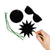 Magic Color Scratch Tropical Ornaments - 24 Pc. Image 1
