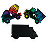 Magic Color Scratch Trucks - 24 Pc. Image 1