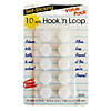 Magic-Mounts Self-Sticking Hook 'N Loop Dots 5/8", White, 10 Sets Per Pack, 12 Packs Image 1