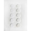 Magic-Mounts Self-Sticking Hook 'N Loop Dots 5/8", White, 10 Sets Per Pack, 12 Packs Image 3