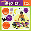 Magical Black Cat Halloween Floor Puzzle Image 1
