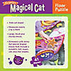 Magical Black Cat Halloween Floor Puzzle Image 3