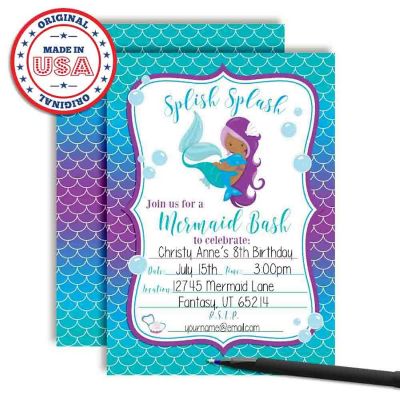 Magical Mermaid Invitations 40pc. by AmandaCreation Image 2