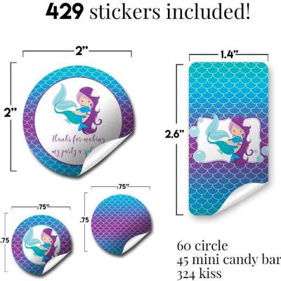 Magical Mermaid Sticker Bundle 429pc. by AmandaCreation Image 1