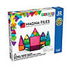 MAGNA-TILES<sup>&#174;</sup> Classic 32-Piece Magnetic Construction Set, The ORIGINAL Magnetic Building Brand Image 1