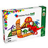 MAGNA-TILES<sup>&#174;</sup> Dino World 40-Piece Magnetic Construction Set, The ORIGINAL Magnetic Building Brand Image 1