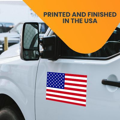 Magnet Me Up American Flag Automotive Magnet, 7x12 Inches, Red White and Blue, Heavy Duty Magnetic Vinyl for Car Truck SUV Image 2