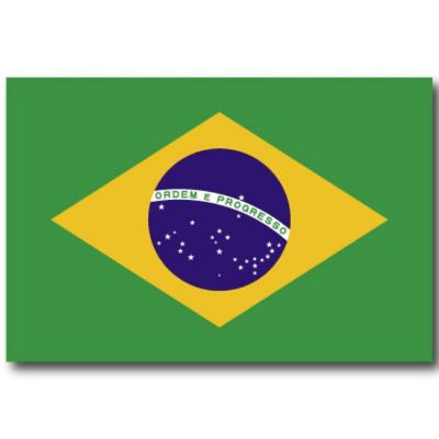 Magnet Me Up Brazil Brazilian Flag Car Magnet Decal, 4x6 Inches, Heavy Duty Automotive Magnet for Car, Truck SUV Image 1