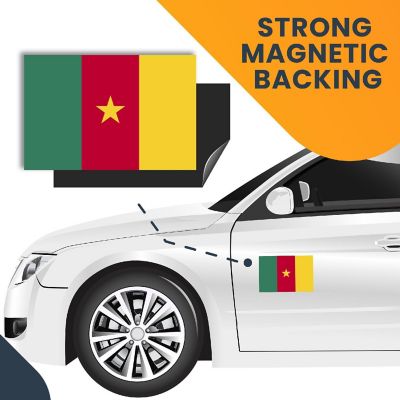 Magnet Me Up Cameroon Cameroonian Flag Car Magnet Decal, 4x6 Inches, Heavy Duty Automotive Magnet for Car, Truck SUV Image 3