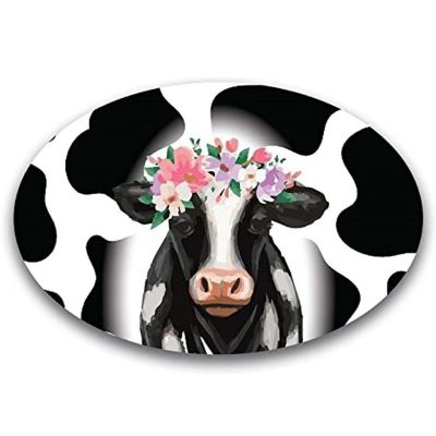 Magnet Me Up Cow Print Magnet Decal, 4x6 Inches, Heavy Duty Automotive Magnet For Car Truck SUV Image 1