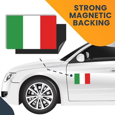Magnet Me Up Italian Italy Flag Car Magnet Decal, 4x6 Inches, Heavy Duty Automotive Magnet for Car, Truck SUV Image 3