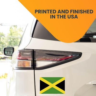 Magnet Me Up Jamaica Jamaican Flag Car Magnet Decal, 4x6 Inches, Heavy Duty Automotive Magnet for Car, Truck SUV Image 2