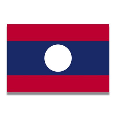 Magnet Me Up Laos Flag Car Magnet Decal, 4x6 Inches, Heavy Duty Automotive Magnet for Car, Truck SUV Image 1