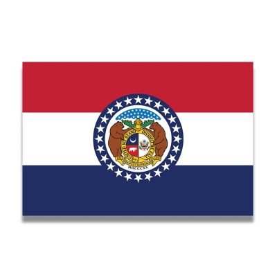 Magnet Me Up Missouri US State Flag Magnet Decal, 4x6 Inches, Heavy Duty Automotive Magnet for Car, Truck SUV Image 1