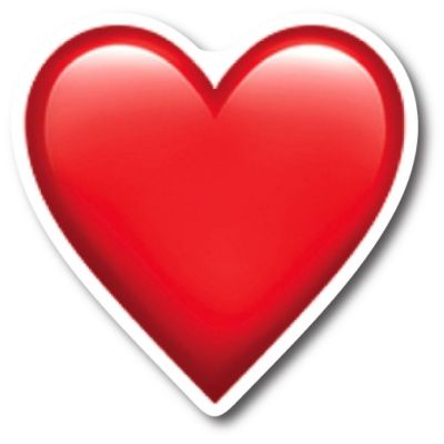 Magnet Me Up Red Heart Emoticon Magnet Decal, 5 Inch, Cute Self-Expression Decorative Magnet For Car, Truck, SUV, Or Any Other Magnetic Surface Image 1