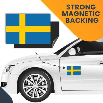 Magnet Me Up Sweden Swedish Flag Car Magnet Decal, 4x6 Inches, Heavy Duty Automotive Magnet for Car, Truck SUV Image 3