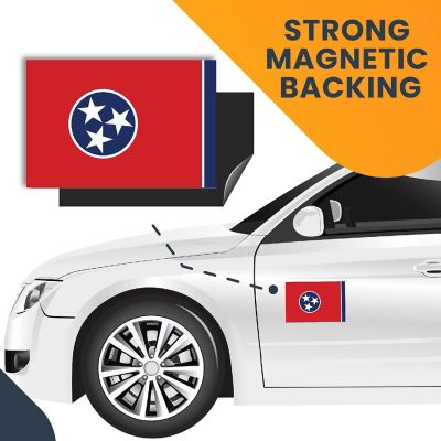 Magnet Me Up Tennessee US State Flag Magnet Decal, 4x6 Inches, Heavy Duty Automotive Magnet for Car, Truck SUV Image 3