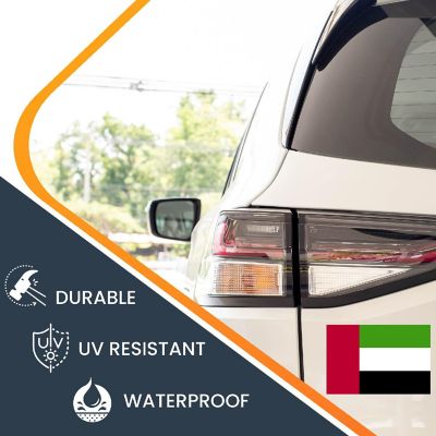 Magnet Me Up United Arab Emirates Emirati Flag Car Magnet Decal, 4x6 Inches, Heavy Duty Automotive Magnet for Car, Truck SUV Image 2