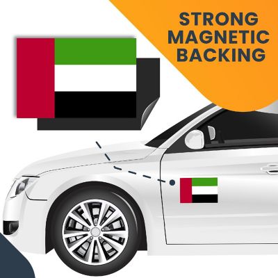 Magnet Me Up United Arab Emirates Emirati Flag Car Magnet Decal, 4x6 Inches, Heavy Duty Automotive Magnet for Car, Truck SUV Image 3