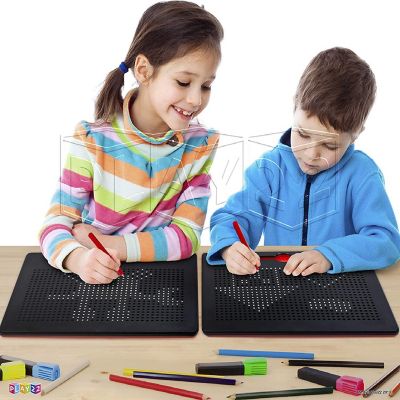 Magnetic Drawing Board - STEM Educational Learning ABC Letters Kids Drawing Board - Writing Board for Kids Erasable Includes A Pen Image 3