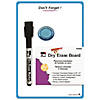 Magnetic Mini Dry Erase Boards, 6-1/4" x 9", Marker w/Eraser and 1 Magnet, Blue Frame, Pack of 12 Image 1