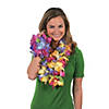 Mahalo Floral Polyester Leis - 12 Pc. Image 1