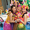 Mahalo Floral Polyester Leis - 12 Pc. Image 2