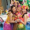 Mahalo Floral Polyester Leis - 12 Pc. Image 4
