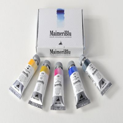 MaimeriBlu Watercolor Paint Introduction Set 5/Pkg-Assorted Colors Image 1